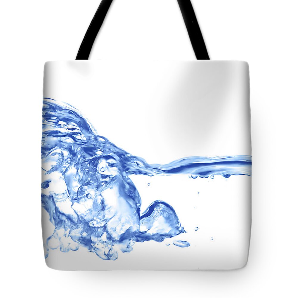 Abstract Tote Bag featuring the photograph Abstract Soar Water by Michal Boubin