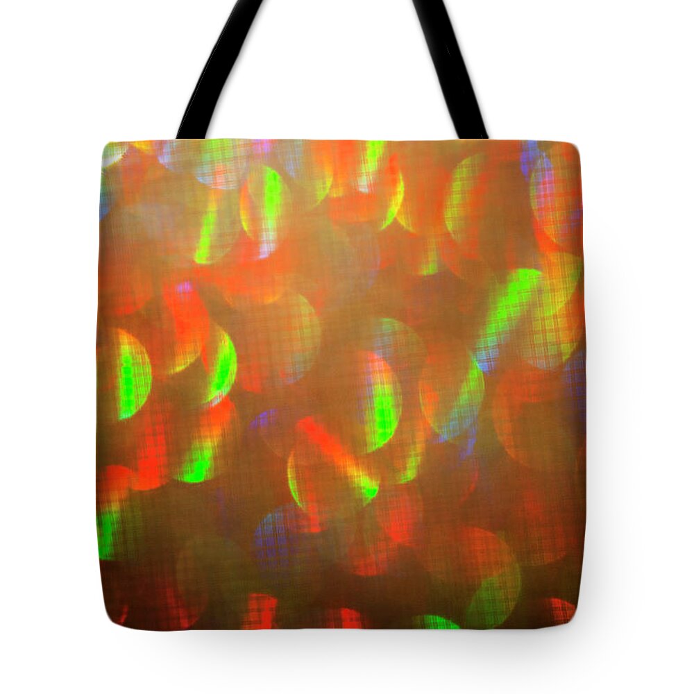 Concepts & Topics Tote Bag featuring the photograph Abstract Spotted Light Pattern by Brian Stablyk