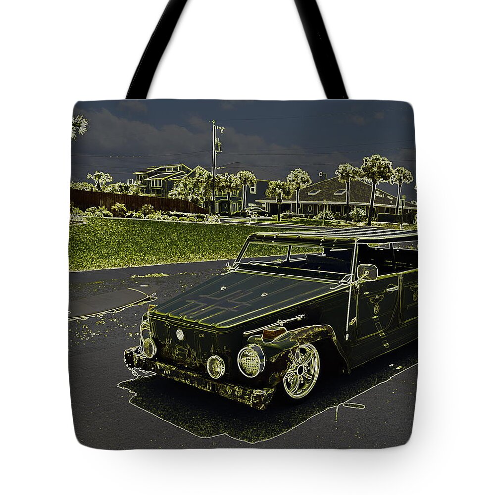 Vw Tote Bag featuring the photograph Abstract Thing by Richard Reeve