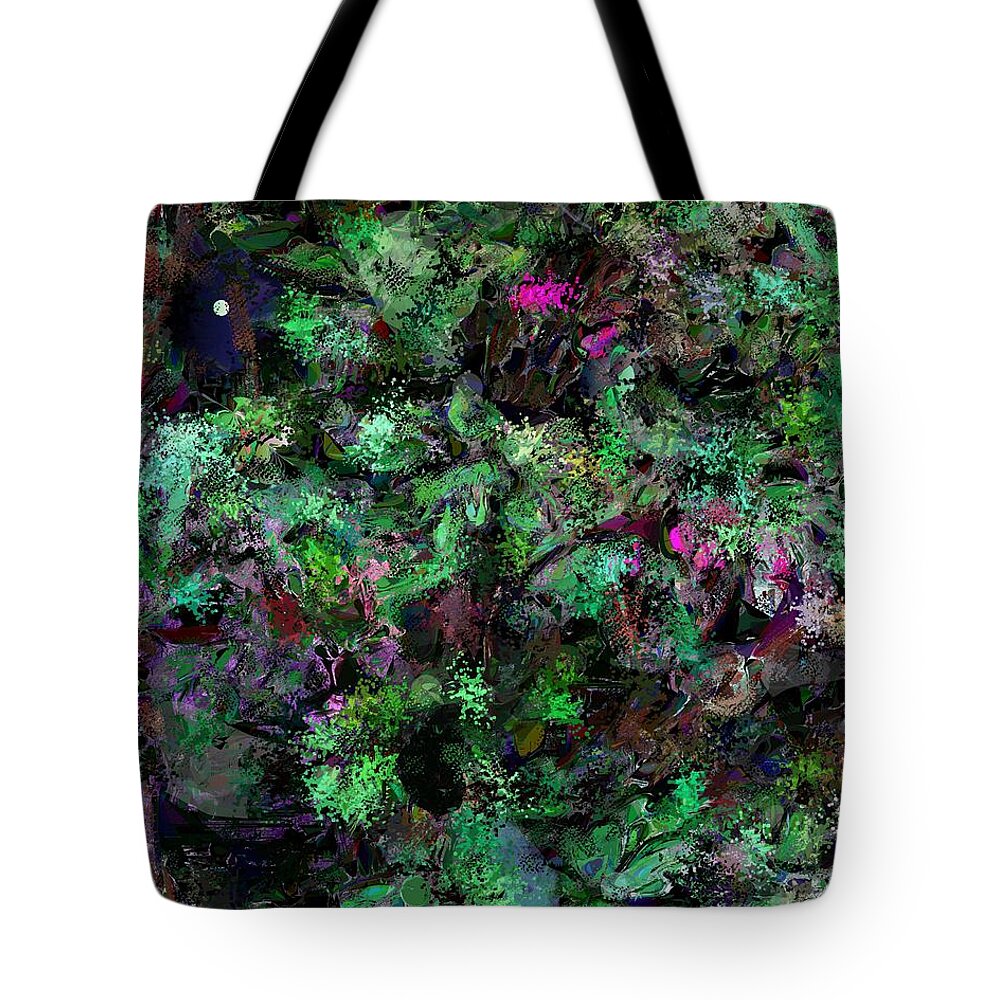 Fine Art Tote Bag featuring the digital art Abstraction 121514 by David Lane