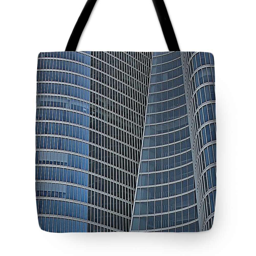 Abu Dhabi Tote Bag featuring the photograph Abu Dhabi Investment Authority by Steven Richman
