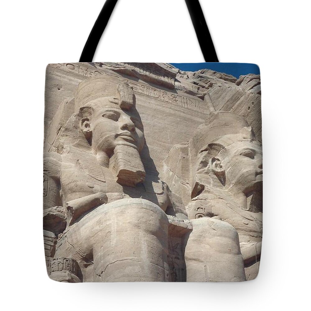 Abu Simbel Tote Bag featuring the photograph Abu Simbel by Dany Lison