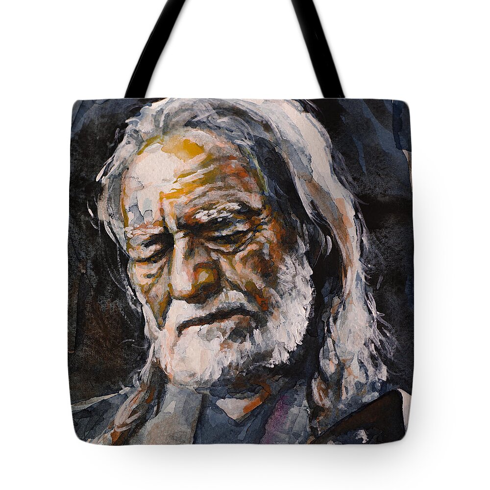 Country Tote Bag featuring the painting Across the Borderline by Laur Iduc