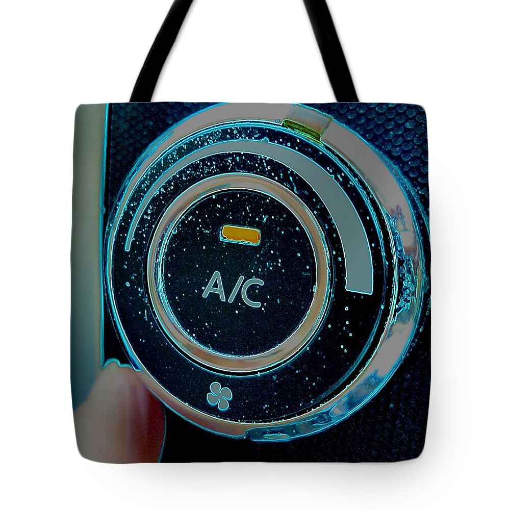 Air Tote Bag featuring the photograph Adjusting the Air Conditioning by Renee Trenholm