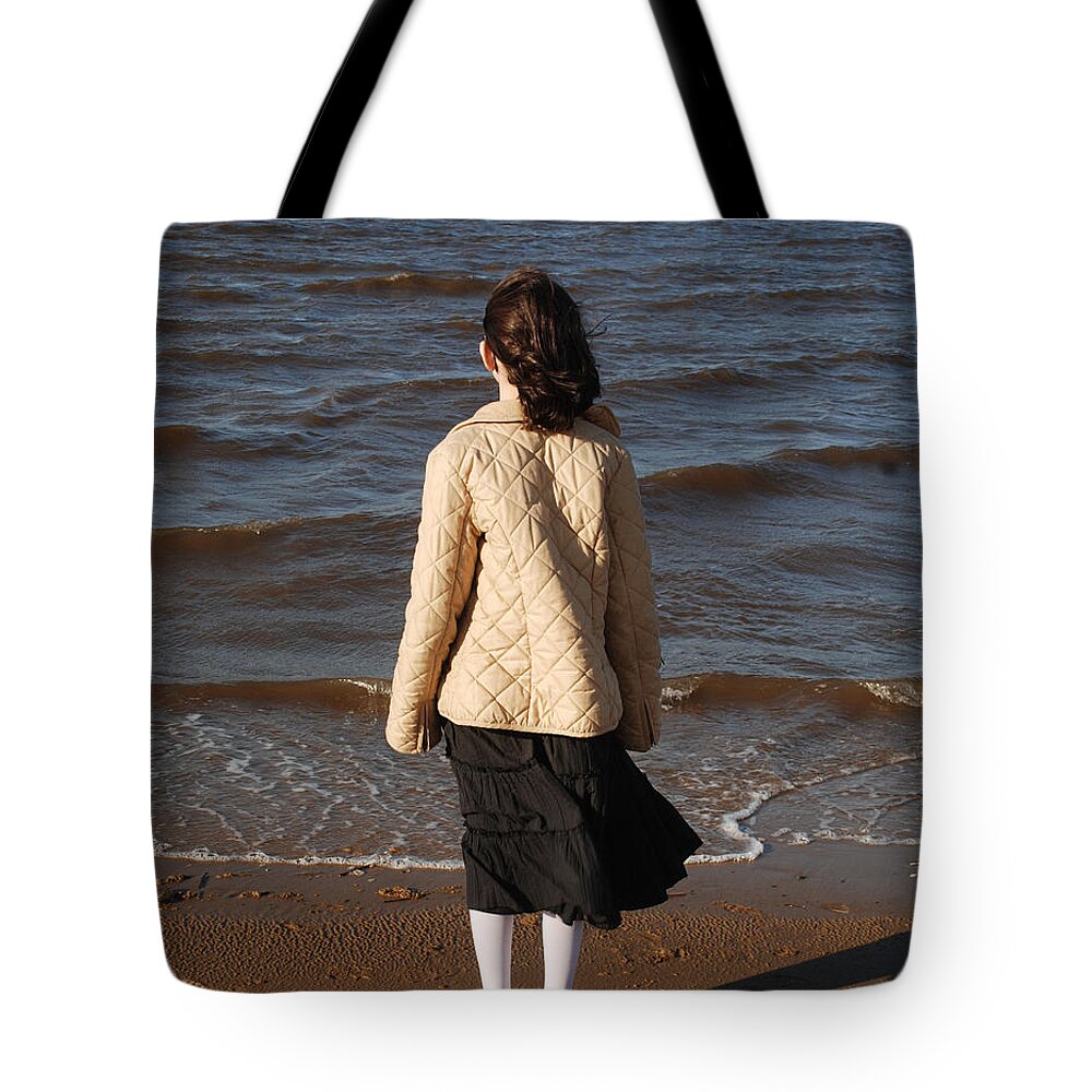 Girl Tote Bag featuring the photograph Admiring the Ocean by Richard Bryce and Family