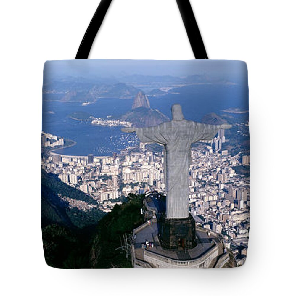 Photography Tote Bag featuring the photograph Aerial, Rio De Janeiro, Brazil by Panoramic Images