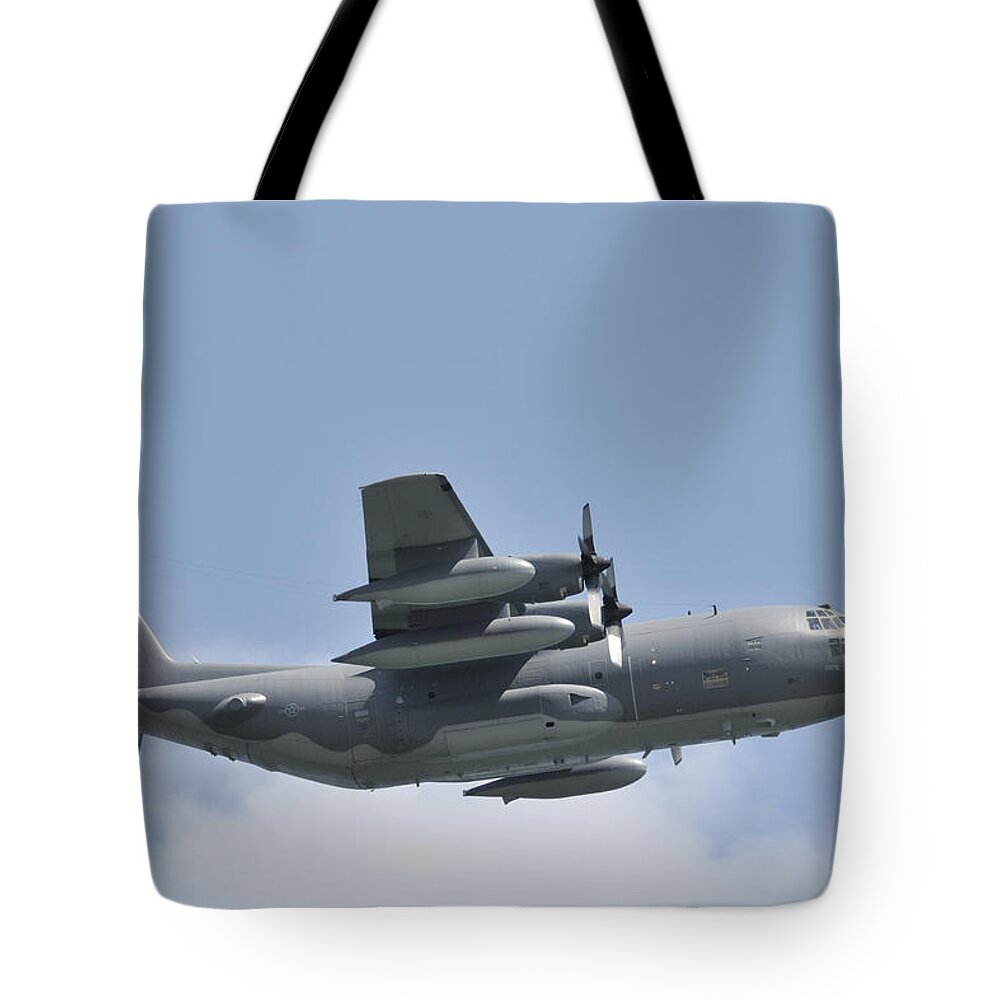 C-130 Tote Bag featuring the photograph AFRC C-130 Hercules rescue aircraft by Bradford Martin