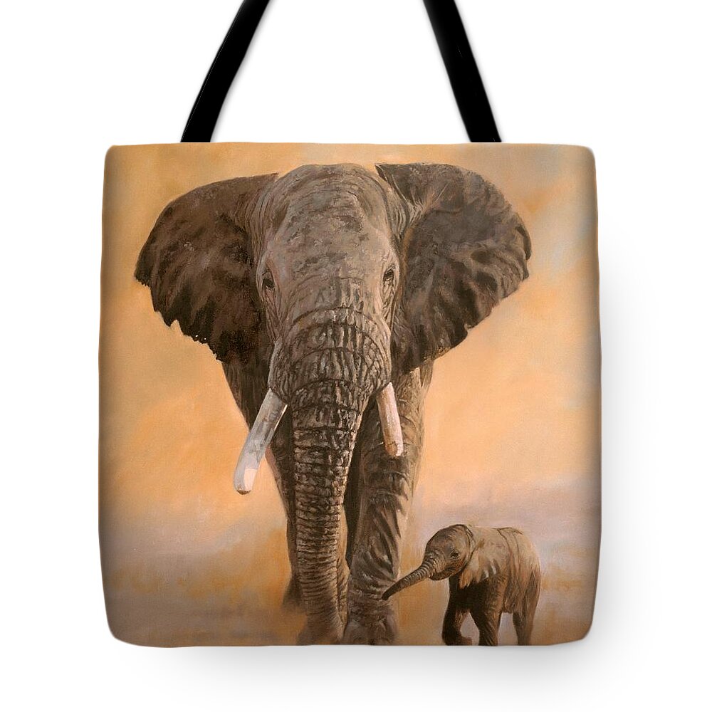 Animal Paintings: David Stribbling Tote Bags