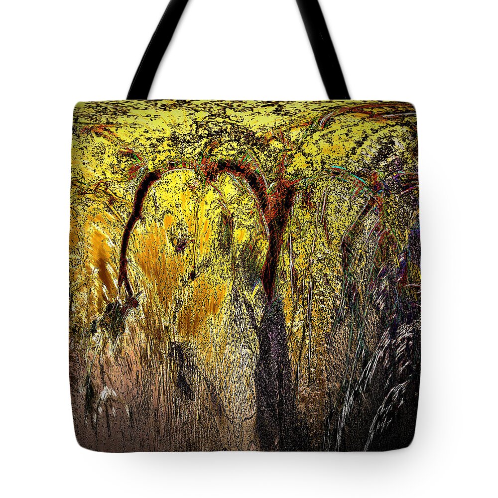 Abstract Tote Bag featuring the photograph After the Fall by Jodie Marie Anne Richardson Traugott     aka jm-ART