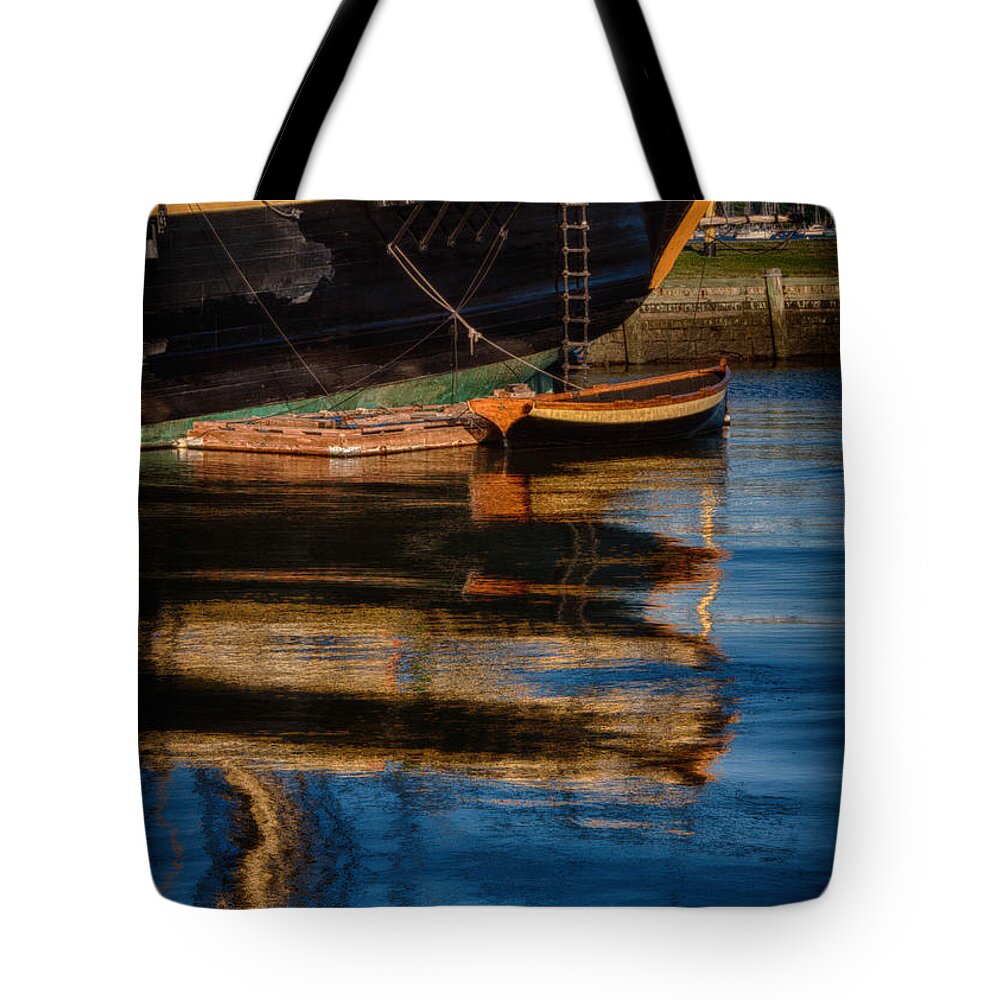 Salem Tote Bag featuring the photograph Afternoon Friendship reflection by Jeff Folger