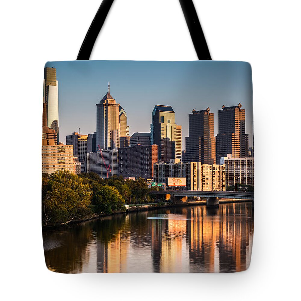 Pa Tote Bag featuring the photograph Afternoon in Philly by Mihai Andritoiu