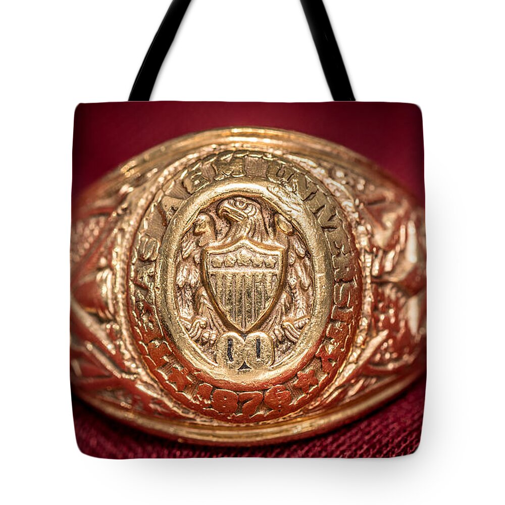 Aggie Ring Tote Bag featuring the photograph Aggie Ring by David Morefield