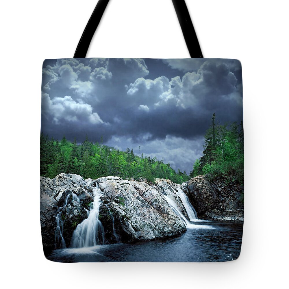 Art Tote Bag featuring the photograph Aguasabon River Mouth by Randall Nyhof