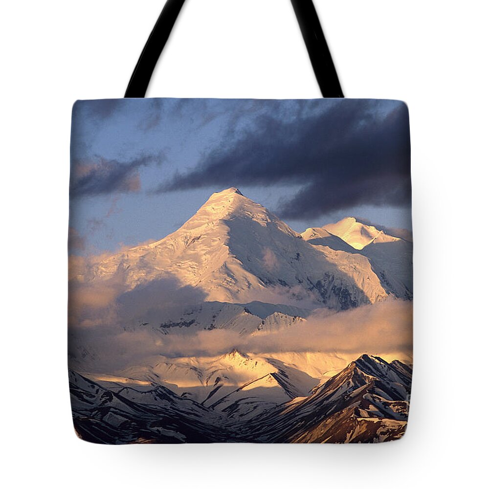 00340723 Tote Bag featuring the photograph Alaska Range Morning by Yva Momatiuk John Eastcott