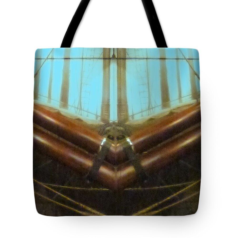 Fore Tote Bag featuring the photograph All Fore Naut by Barbie Corbett-Newmin