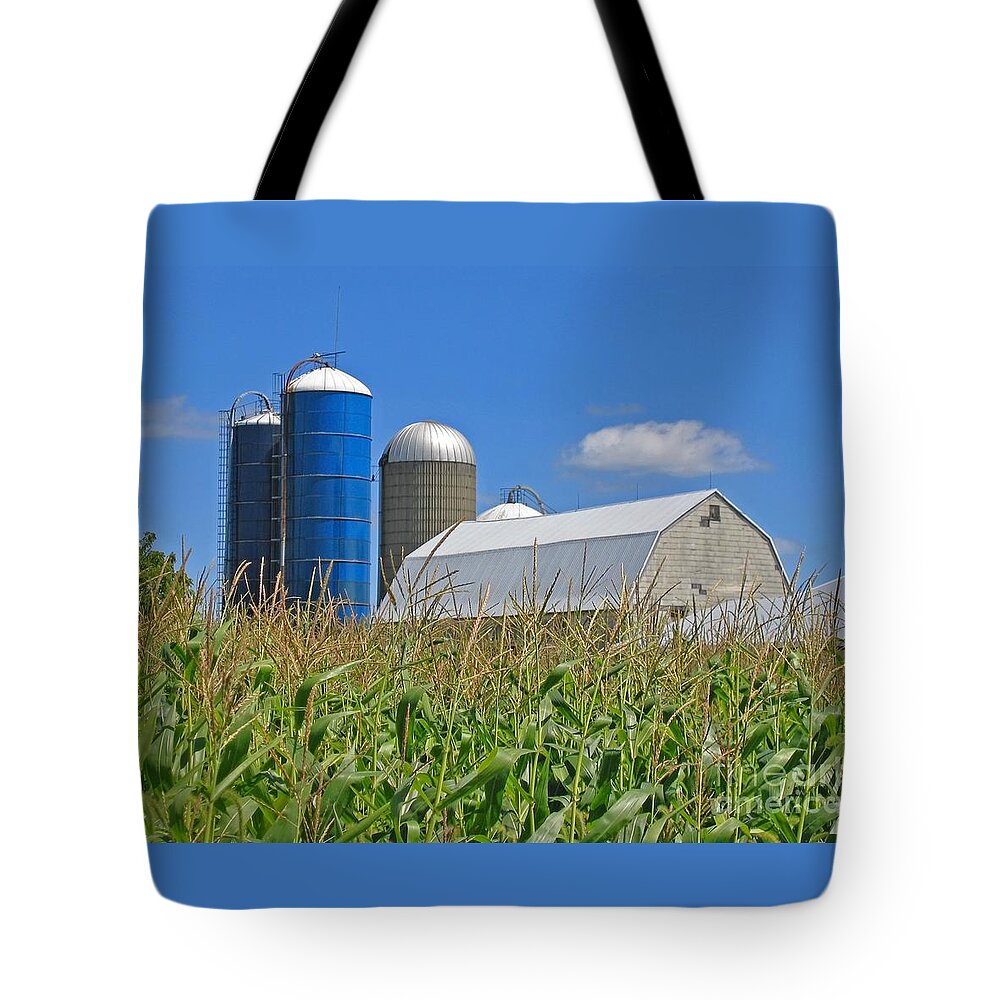 Harvest Tote Bag featuring the photograph Almost Harvest Time by Ann Horn