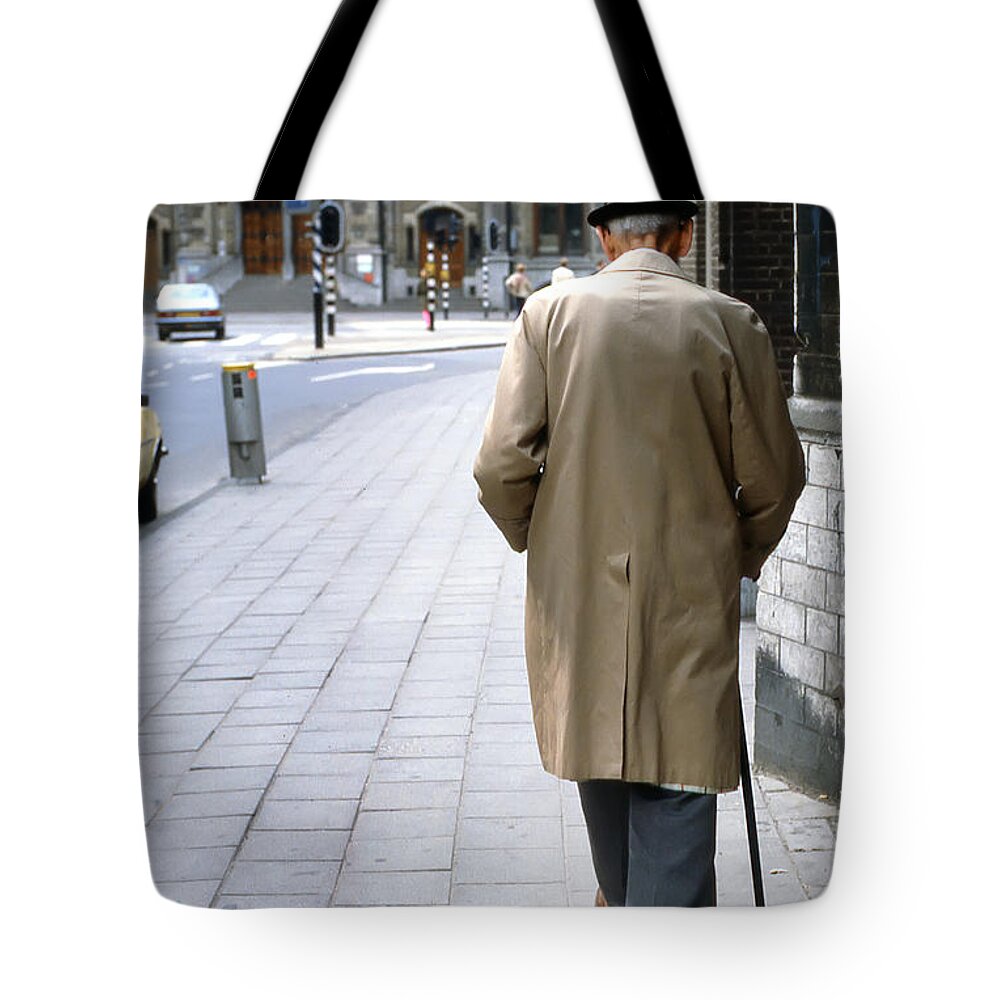 Kg Tote Bag featuring the photograph Alone in a City by KG Thienemann