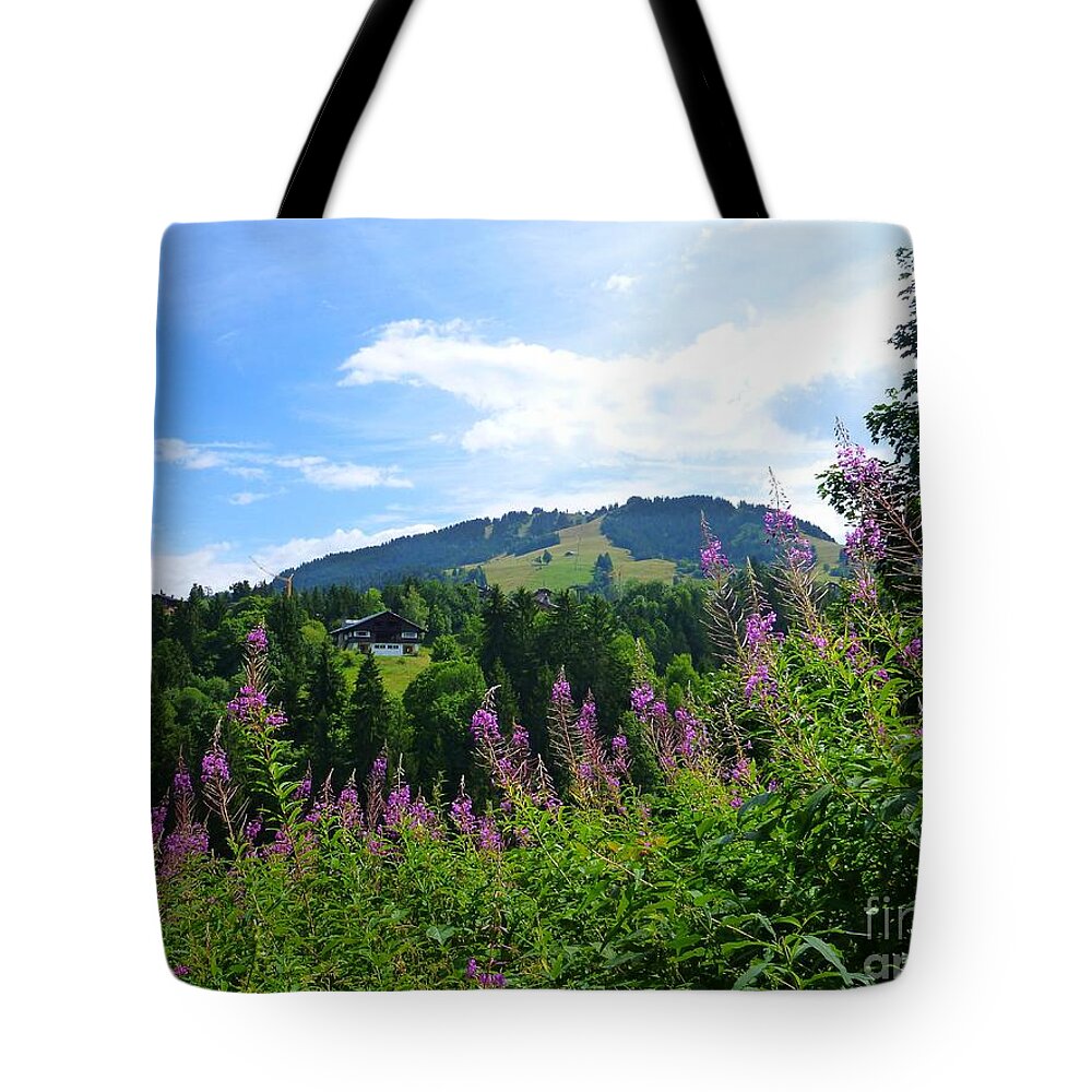 Alpine Tote Bag featuring the photograph Alpine Landscape by Cristina Stefan