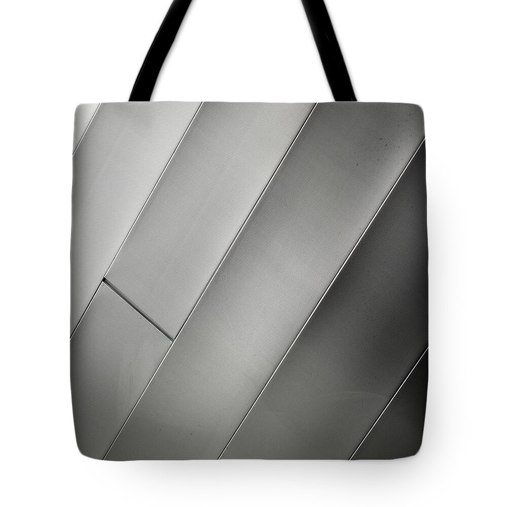 Aluminum Roofing Tote Bag featuring the photograph Aluminum Two by Gary Warnimont