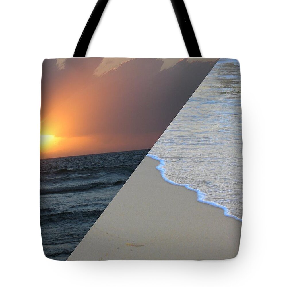 Sunset - Sun - Sea - Paysage - Nature Tote Bag featuring the photograph Always The Sun - Reunion Island - Indian Ocean by Francoise Leandre