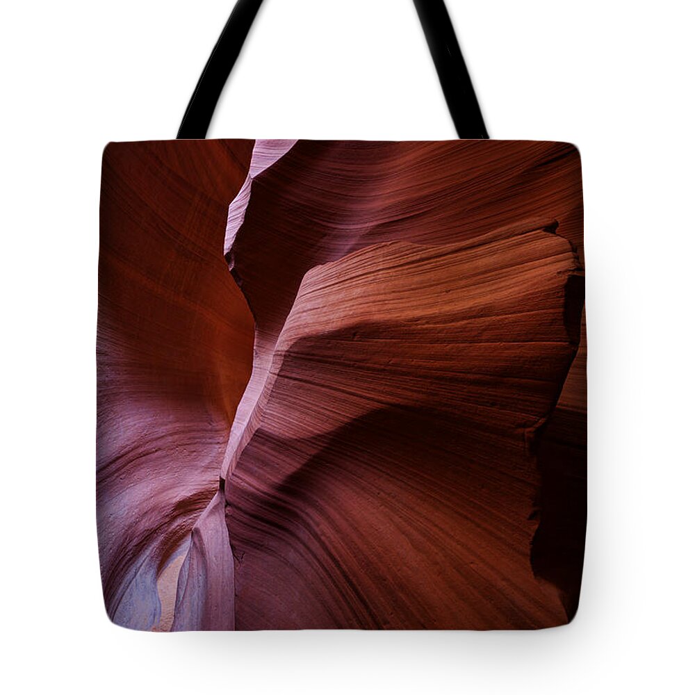 Antelope Canyon Tote Bag featuring the photograph Amber flow by Jonathan Davison