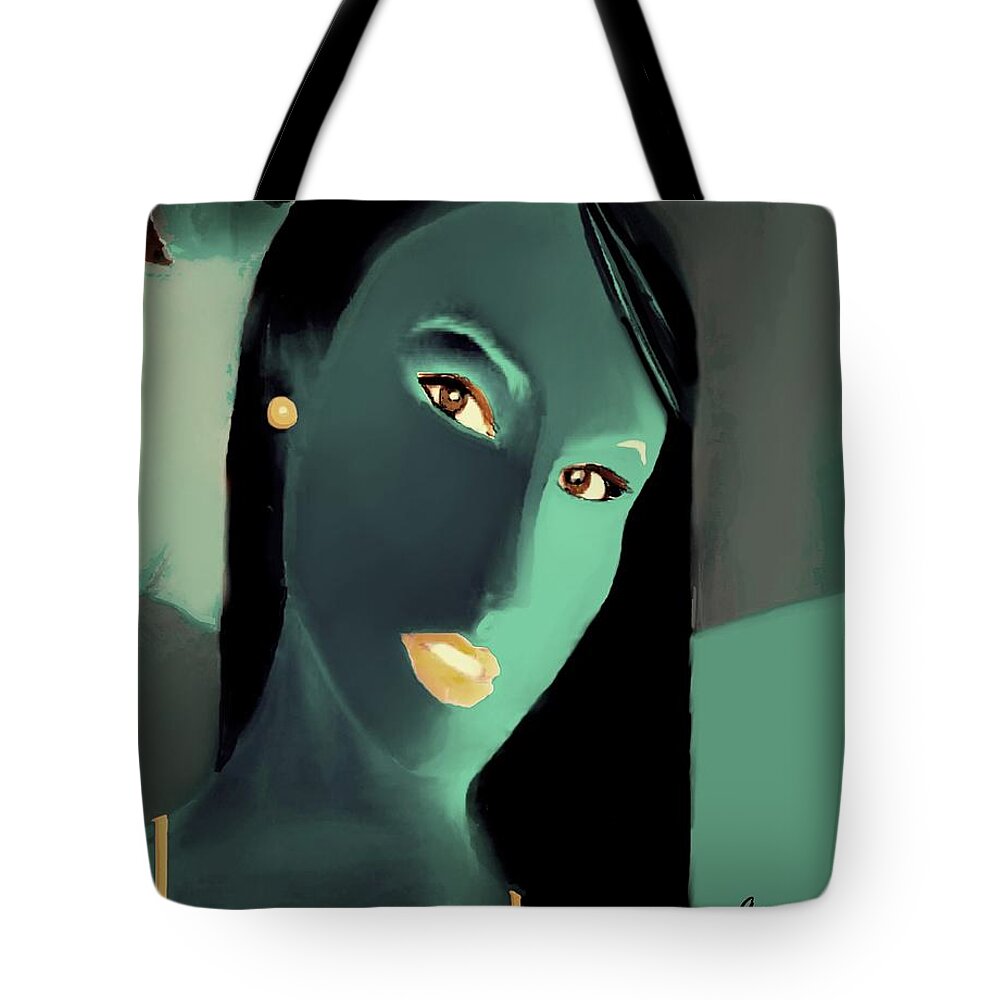 Fineartamerica.com Tote Bag featuring the painting Amour Partage Love Shared 19     by Diane Strain