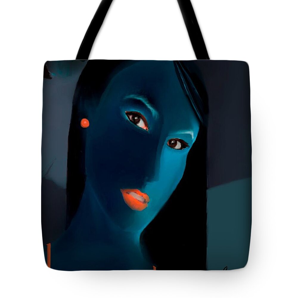 Fineartamerica.com Tote Bag featuring the painting Amour Partage Love Shared 2 by Diane Strain