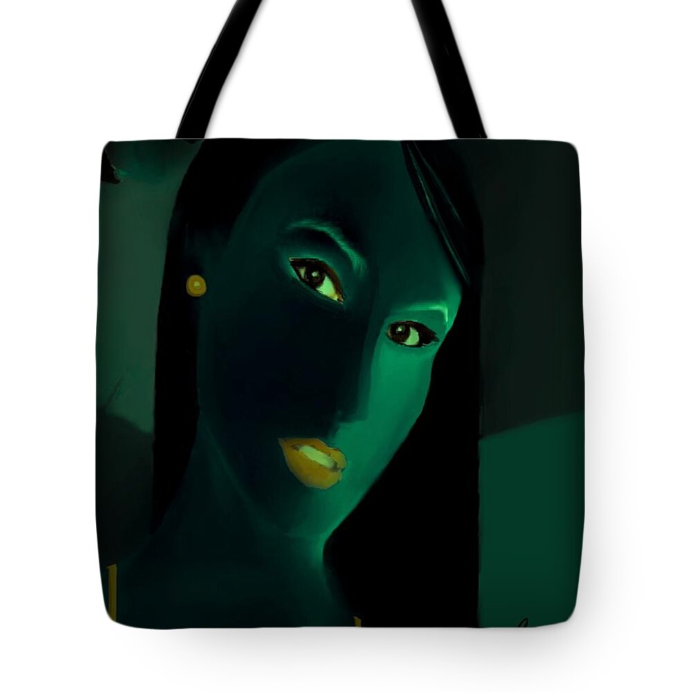 Fineartamerica.com Tote Bag featuring the painting Amour Partage  Love Shared  6 by Diane Strain