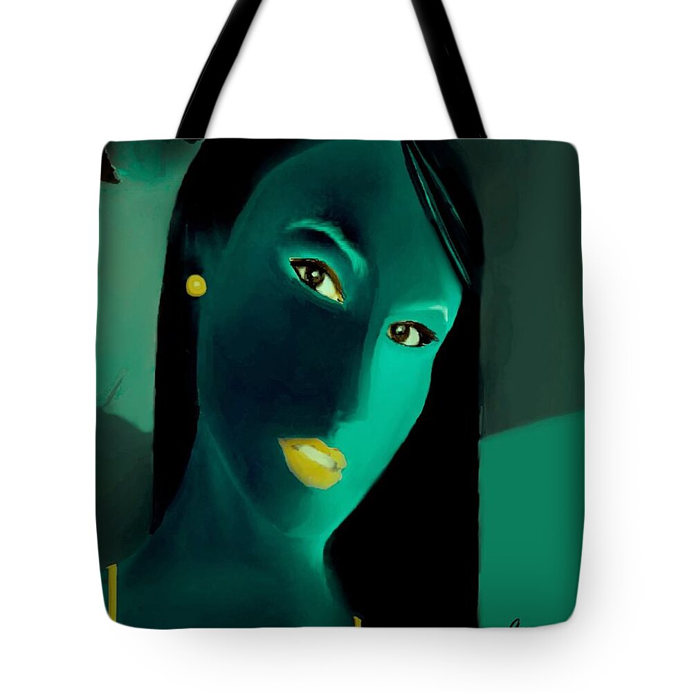 Fineartamerica.com Tote Bag featuring the painting Amour Partage  Love Shared 8 by Diane Strain