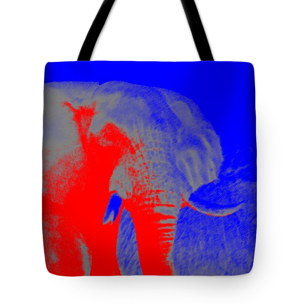 Africa Tote Bag featuring the digital art an Afternoon in Africa by George Pedro