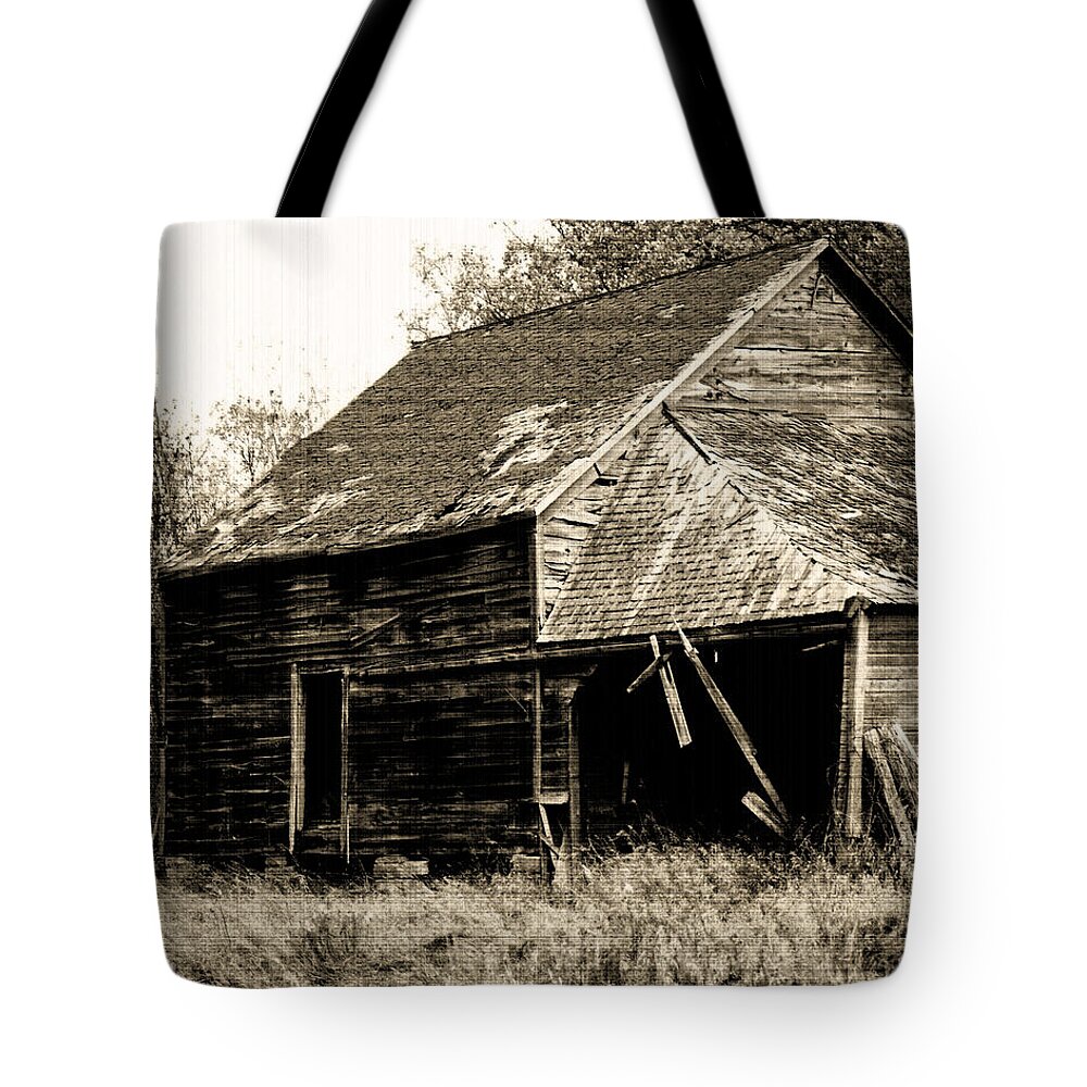 Abstract Tote Bag featuring the photograph An Era Past by Maggy Marsh