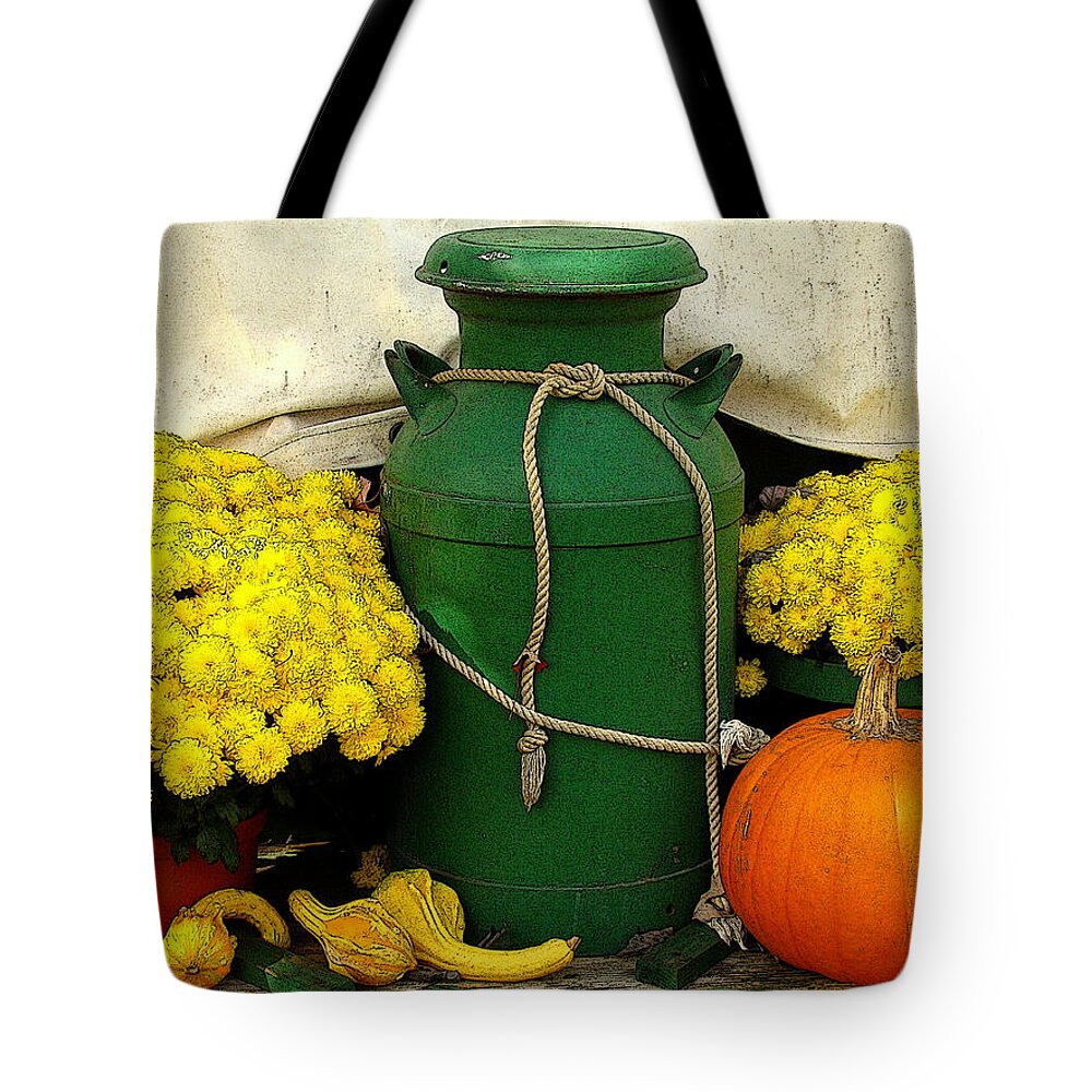 Fine Art Tote Bag featuring the photograph An October Still Life by Rodney Lee Williams