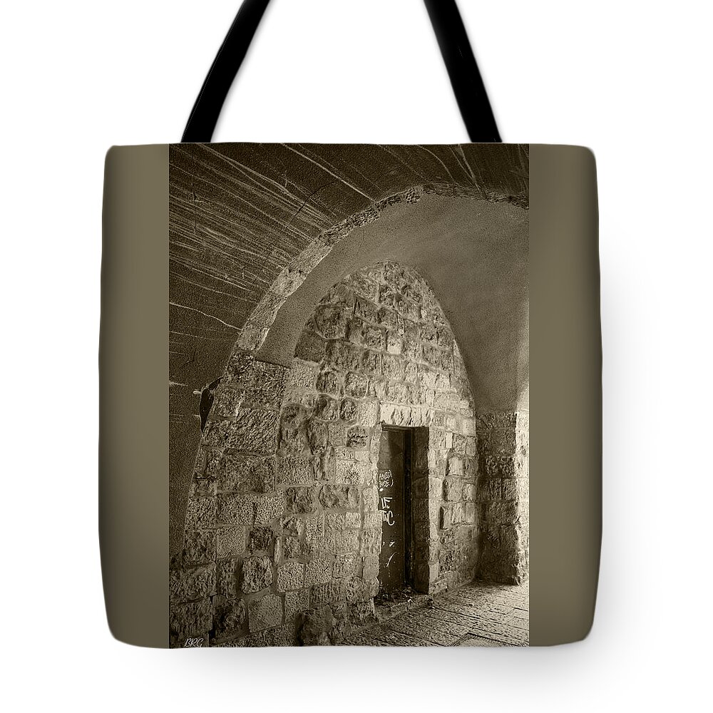 Vintage Tote Bag featuring the photograph Ancient City Architecture No 3 by Ben and Raisa Gertsberg