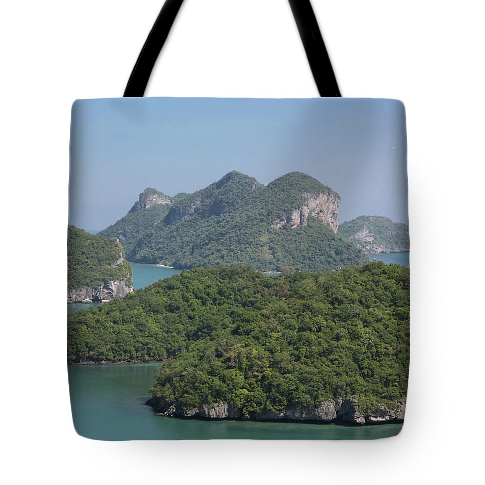 Outdoors Tote Bag featuring the photograph Ang Thong National Marine Park by Kat Payne Photography