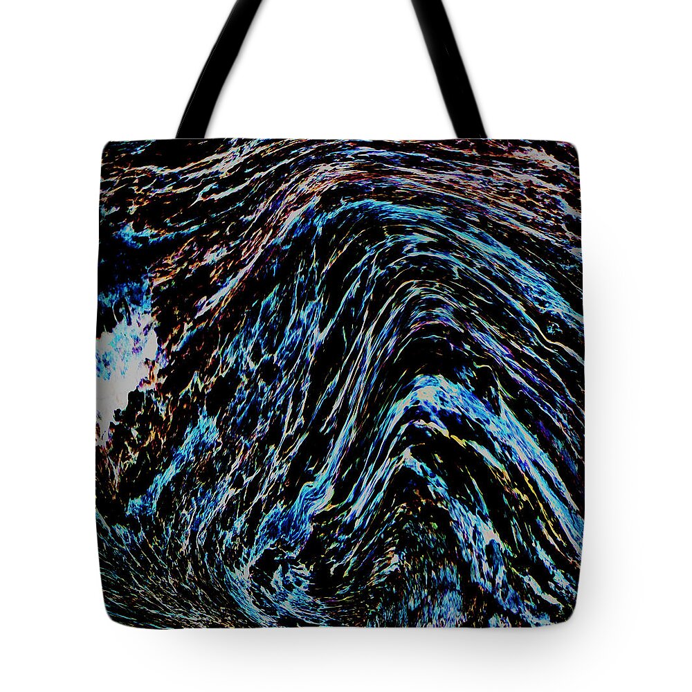 Sea Tote Bag featuring the photograph Angry Sea by Stephanie Grant
