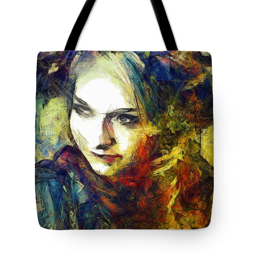 Www.themidnightstreets.net Tote Bag featuring the digital art Another Lonely Day by Joe Misrasi