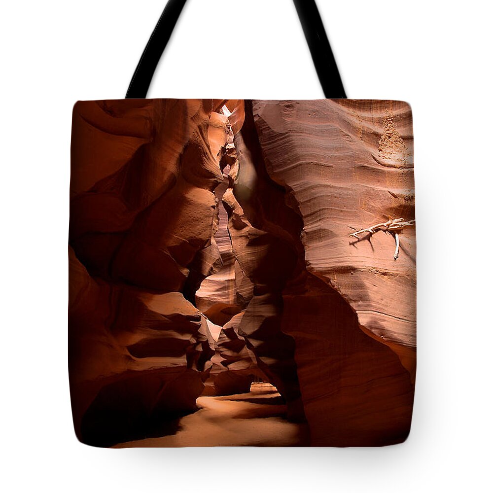 Antelope Canyon Tote Bag featuring the photograph Antelope Canyon by Richard J Cassato