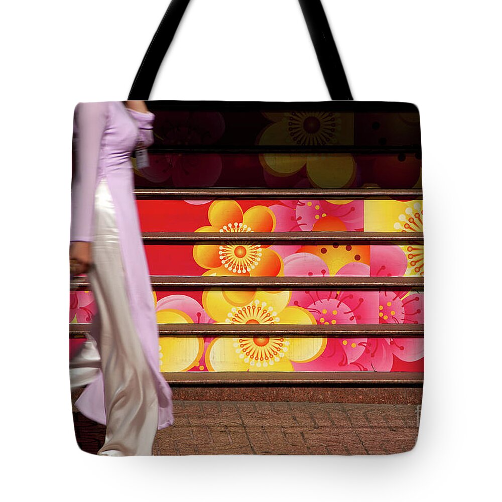 Vietnam Tote Bag featuring the photograph Ao Dai by Rick Piper Photography