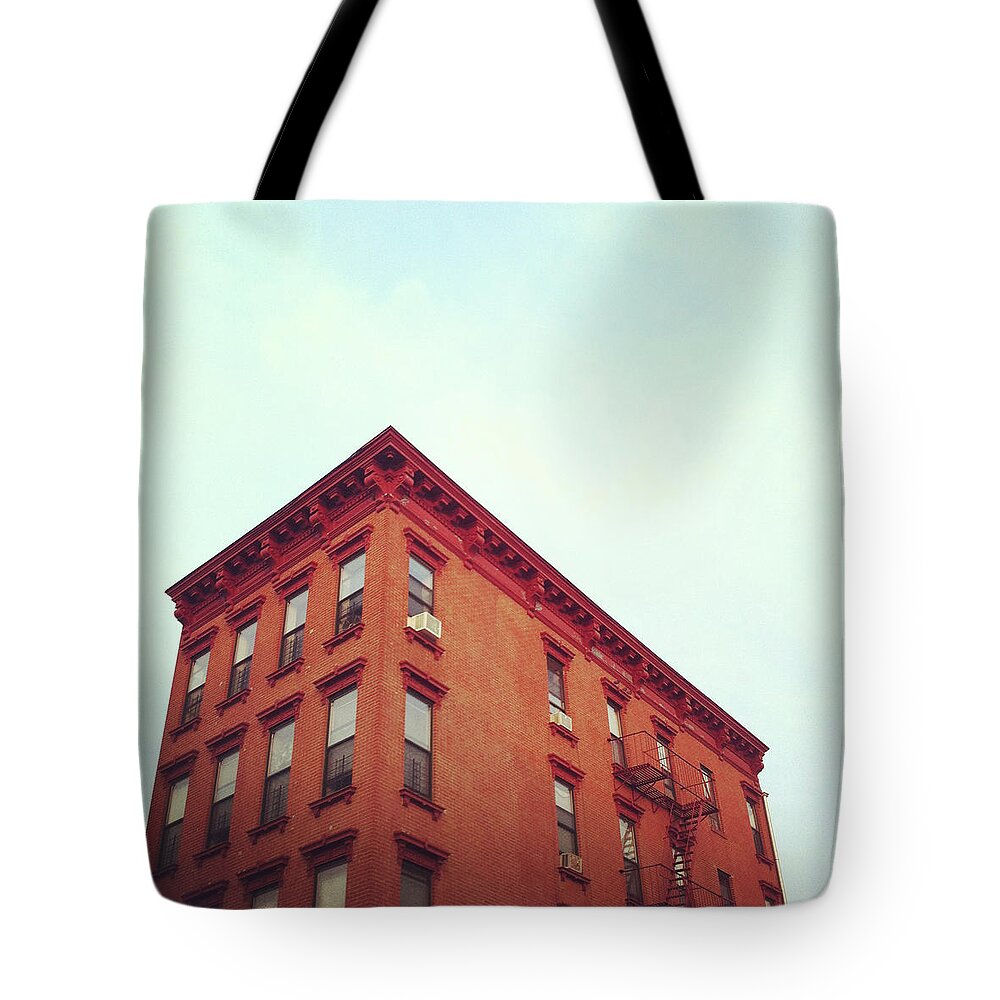 Apartment Tote Bag featuring the photograph Apartment Building by Rocksunderwater