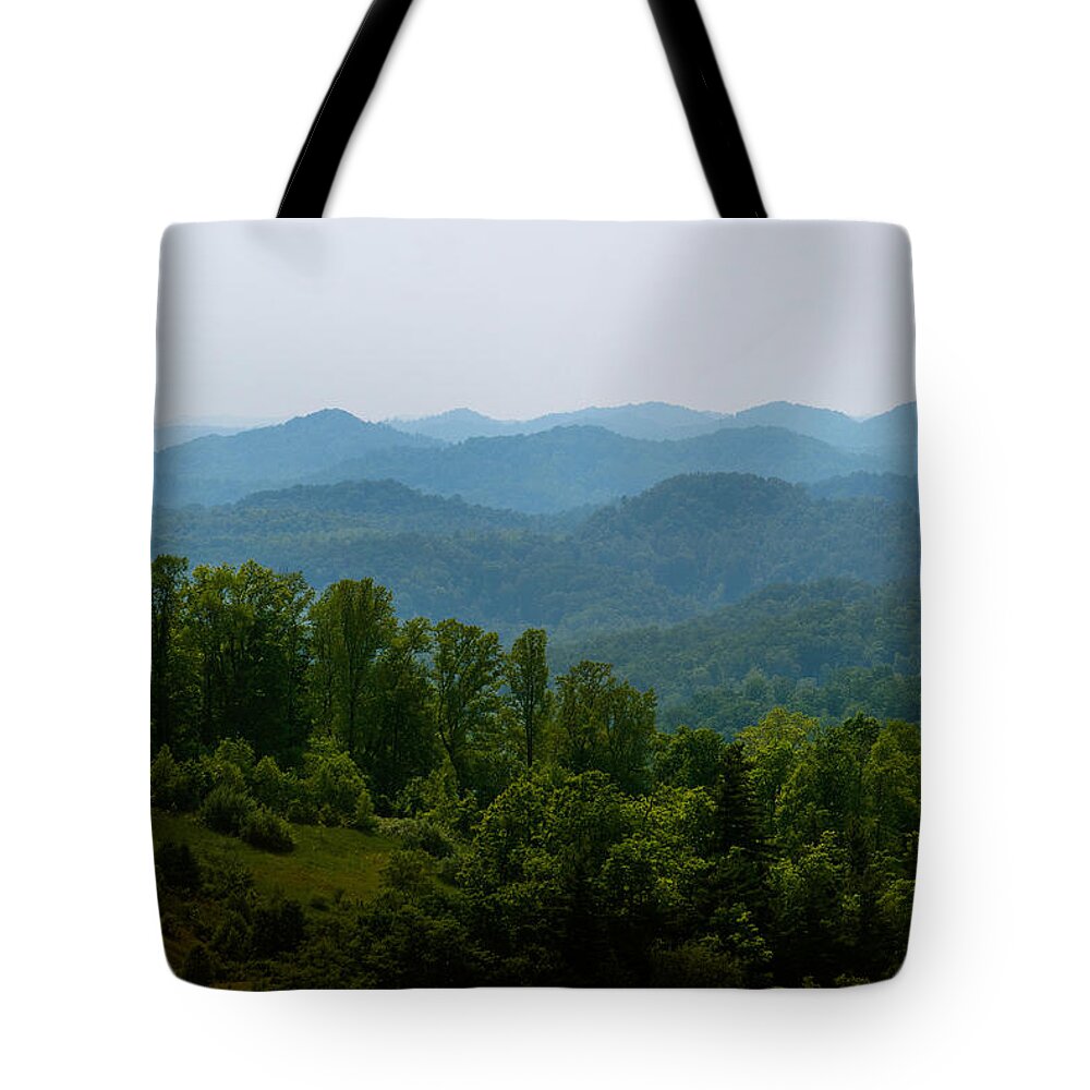 Appalachian Forest Tote Bag featuring the photograph Appalachian-cumberland Mountains by Kenneth Murray