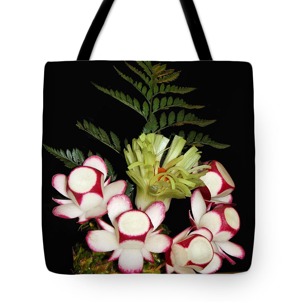 Radish Tote Bag featuring the photograph Appetizing Radishes by Kristin Elmquist