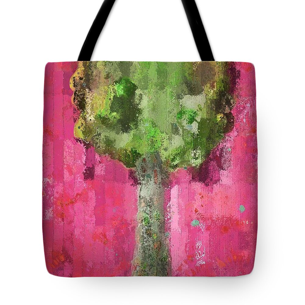 Tree Tote Bag featuring the painting Albero - 12j2164155-04 by Variance Collections