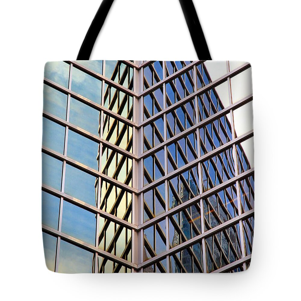 Architectural Tote Bag featuring the photograph Architectural Details by Valentino Visentini
