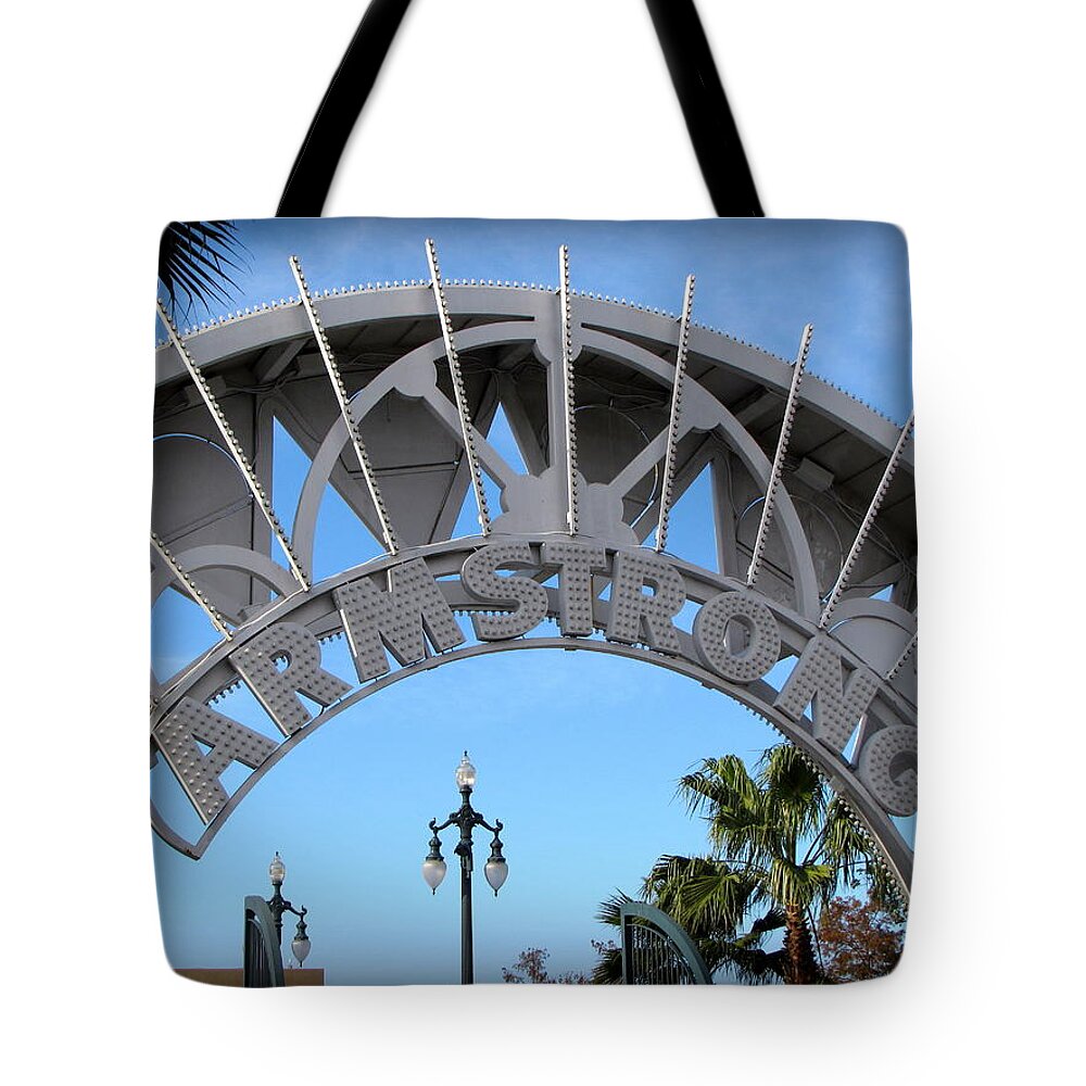 Armstrong Tote Bag featuring the photograph Armstrong by Beth Vincent