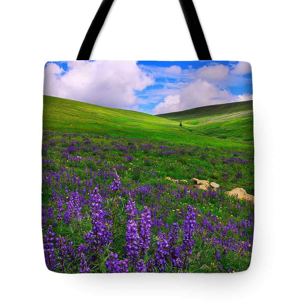 Hiking Tote Bag featuring the photograph Aroma Of Summer by Kadek Susanto