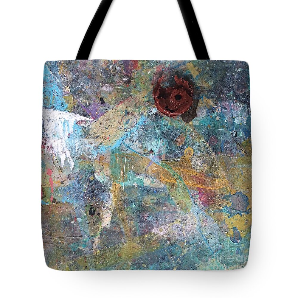 Art Tote Bag featuring the photograph Art Table 2 by Robin Pedrero
