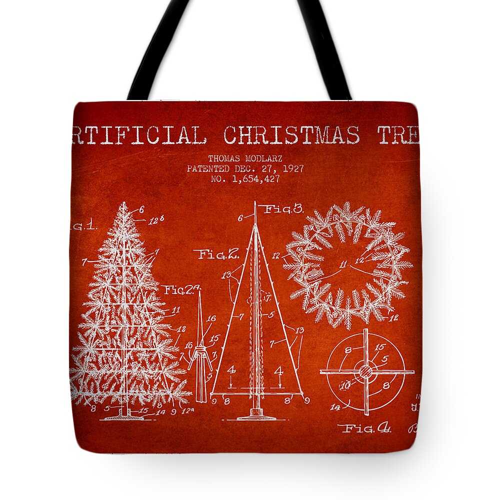 Christmas Patents Tote Bags
