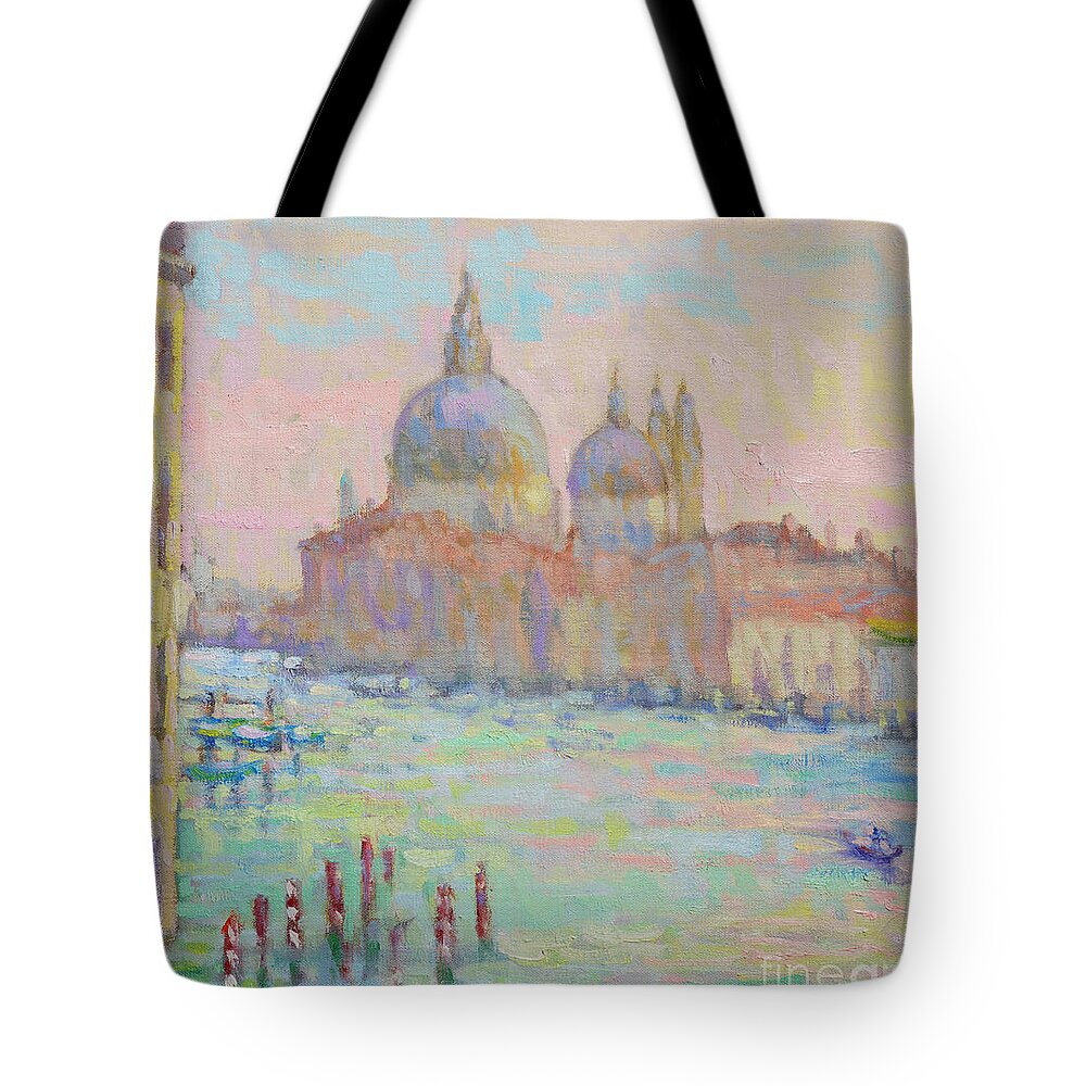 Fresia Tote Bag featuring the painting As the Sun Breaks Through by Jerry Fresia