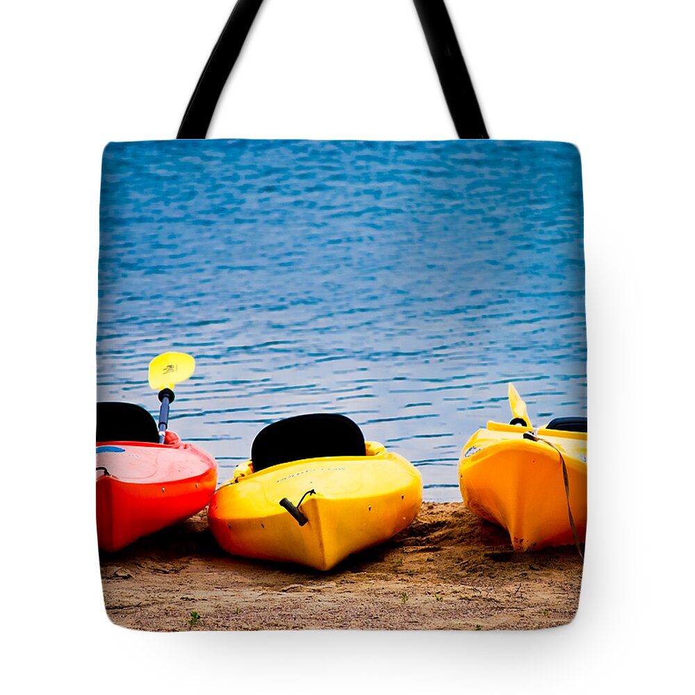 Adventure Tote Bag featuring the photograph Ashore by Christi Kraft