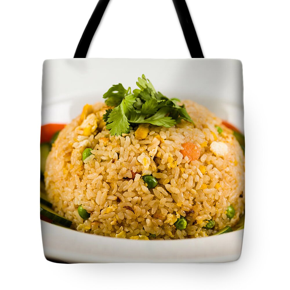 Asian Tote Bag featuring the photograph Asian Fried Rice by Raul Rodriguez